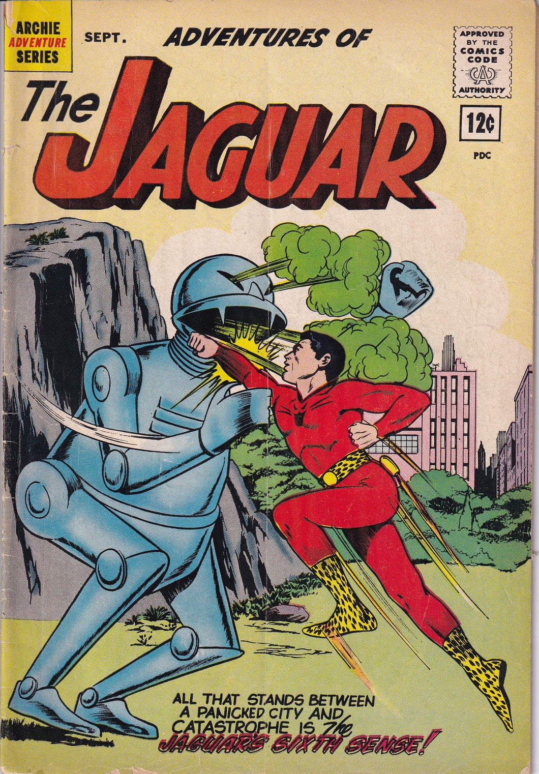 Adventures of the Jaguar (1961) 1 1st Appearance Jaguar