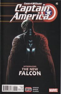 Captain America Sam Wilson (2015) 5 1st appearance Joaquin Torres New Falcon FATWS Key Issue