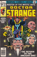 Load image into Gallery viewer, Doctor Strange (1968) 169 1st solo (1974) 6, 24-26, 33, 36, 38, 60, 79, 81
