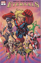Load image into Gallery viewer, Eternals (2021 5th Series Marvel) 1, Ross, 1 Johnson, 1:25, &amp; Walmart Variant, 2, 2 1:10 Variant, 5, 10
