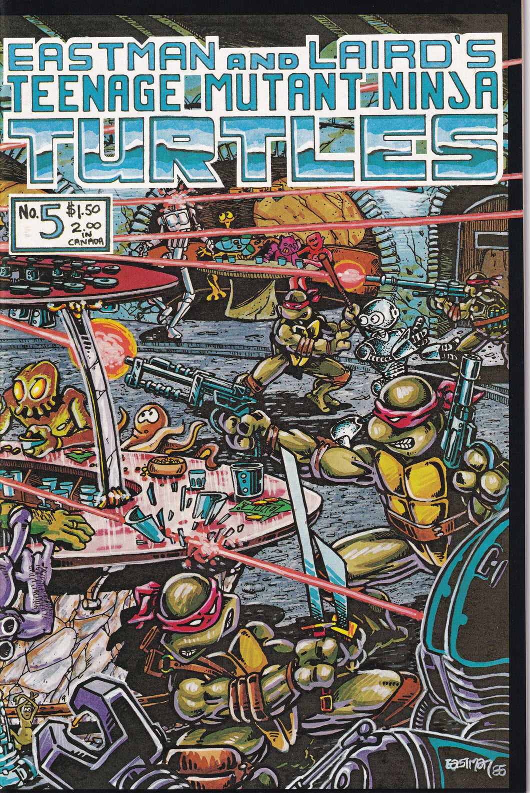 Teenage Mutant Ninja Turtles (1984) 5 1st Print Nice!