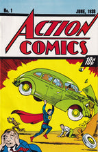 Load image into Gallery viewer, Action Comics (1938 1st Series) 1 1992  World Without Superman: Funeral For a Friend 10 cent Reprint DC
