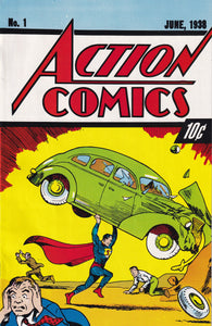 Action Comics (1938 1st Series) 1 1992  World Without Superman: Funeral For a Friend 10 cent Reprint DC