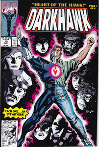 Darkhawk (1991) 1-18, 23, 25, 28-29, 32-35, 37 ann 1-2 (2021) 1 2nd, Heart of the Hawk (2021) 1 Variant