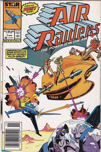 Air Raiders (1987 Marvel/Star Comics) 1, 3, 4