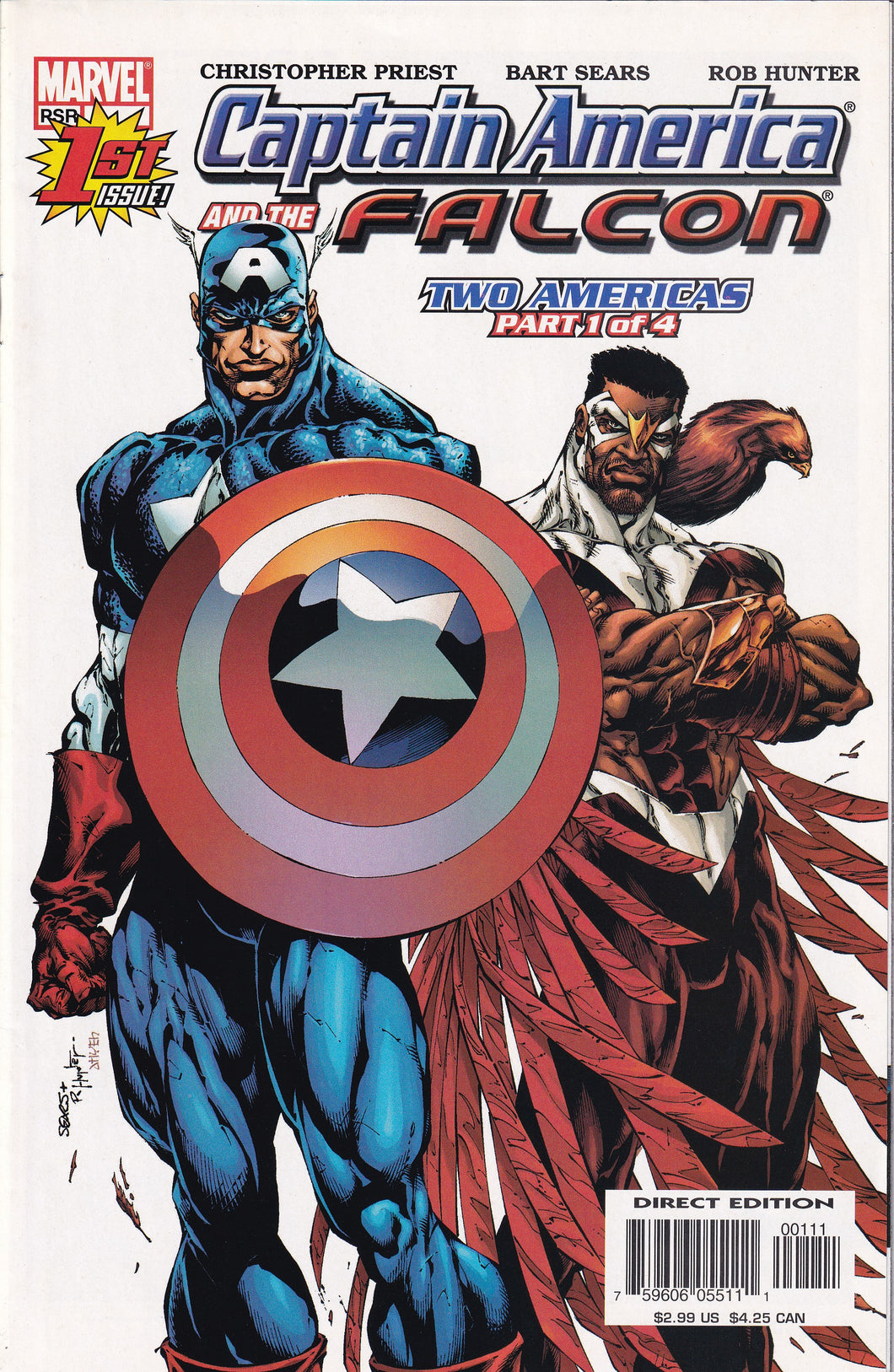Captain America and the Falcon (2004) 1, (2011) 1 Variant