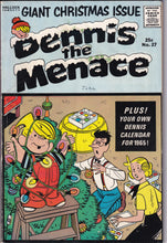 Load image into Gallery viewer, Dennis the Menace (1953) 51, Giant Christmas (1955) 27, Triple Feature (1962) 28, and His Friends (1970) 19
