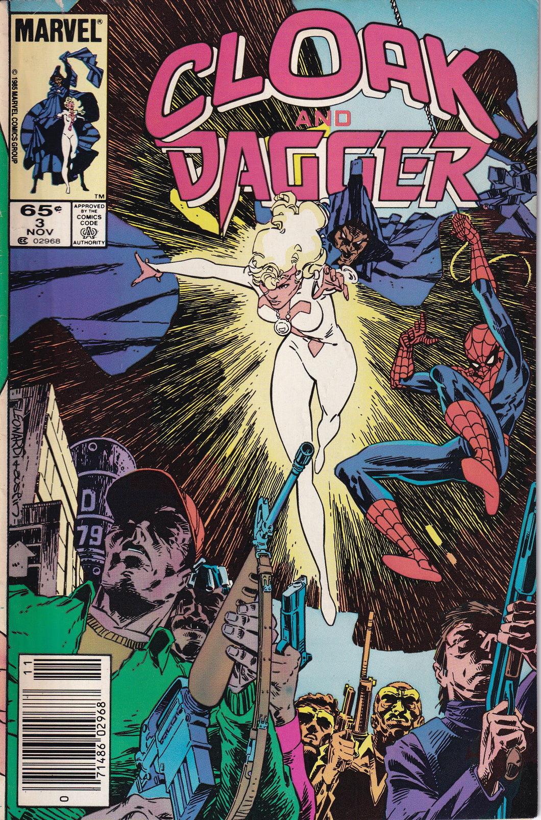 Cloak and Dagger (1985 Marvel 2nd Series) 3 Spider-Man