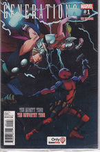 Load image into Gallery viewer, Generations Thunder Unworthy Thor and Mighty Thor (2017) 1 Gamestop, 1 Fried Pie Variant
