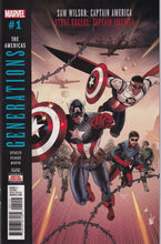 Load image into Gallery viewer, Generations Captain Americas (2017) 1 2nd Print, 1 Fried Pie Variant
