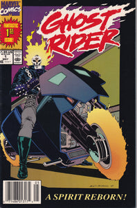 Ghost Rider (1990 2nd Series) 1 Newsstand Variant 1st Daniel Ketch, 28 1st app Lillith