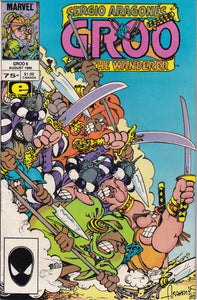 Groo (1985) 1, 6, 42-48, 56, 60, 62-64, 80, 91-92, 117, 120 (1994) 2-4, 10-11 Destroyer Duck (1982) 1 1st app