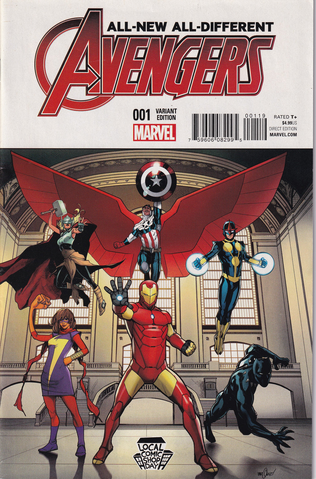 All New All Different Avengers (2015) 1 LCSD, 4-7, 12-13