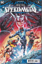 Load image into Gallery viewer, Dark Nights Death Metal Multiverse Who Laughs (2020) 1 Speed Metal (2020) 1 Rise of the New God (2020) 1
