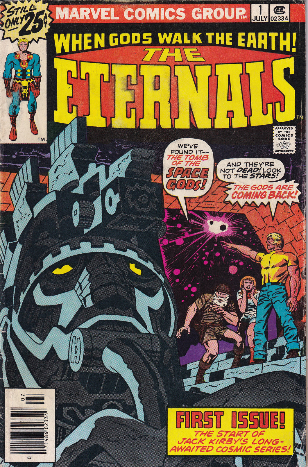 Eternals (1976 1st Series) 1, 4 1st app Gammenon the Gatherer