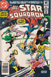 All Star Squadron (1981) 2, 4, 6, 51-52 Shazam 56 Liberty Belle Hawkman Johnny Quick Green Lantern Crisis on Infinite Earths