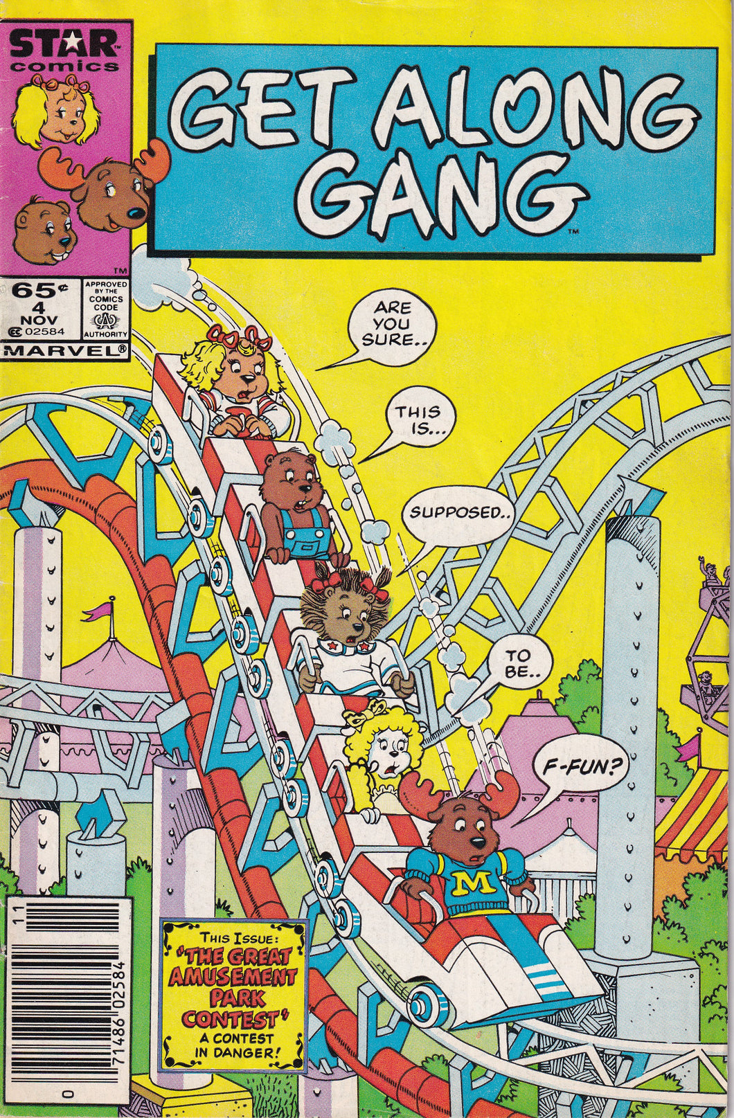 Get Along Gang (1985 Marvel/Star Comics) 4-5