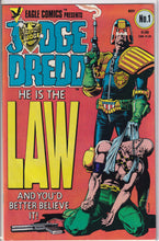 Load image into Gallery viewer, Judge Dredd (1983) 1 1st US app, 2-25, 30, 35 Judge Child Quest (1984) 1-5 Crime File (1985) 2-6 Early Cases (1986) 1-6 FCBD
