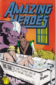 Amazing Heroes (1981) 51, 79, 81, 90, 101, 114-115, 118-119, 122, 124-125, 147, 151, 170, 178