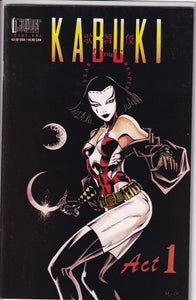 Kabuki Fear the Reaper (1994) 1, 1 Variant 1st app, Circle of Blood (1995) 1-3, 5, (1997) 9, Alchemy (2004) 6 Variant