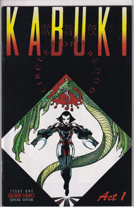 Kabuki Fear the Reaper (1994) 1, 1 Variant 1st app, Circle of Blood (1995) 1-3, 5, (1997) 9, Alchemy (2004) 6 Variant