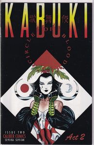 Kabuki Fear the Reaper (1994) 1, 1 Variant 1st app, Circle of Blood (1995) 1-3, 5, (1997) 9, Alchemy (2004) 6 Variant