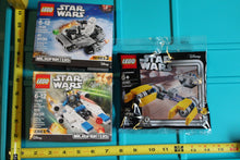 Load image into Gallery viewer, Lego Star Wars First Order Snow Speeder, Podracer, U-Wing lot of 3 sets
