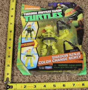 TMNT Armored Shredder Color Change Mikey Wrath of Krang Donatello lot of 4