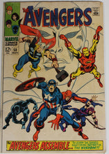 Load image into Gallery viewer, Avengers (1963 1st series) 57 Facsimile, 58 Origin Vision KEY Issue Comic
