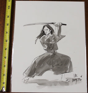 Young Master Val Mayerik Original Art Commission