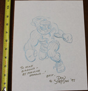 Yarn Man Original art by Don Simpson Megaton Man supporting character