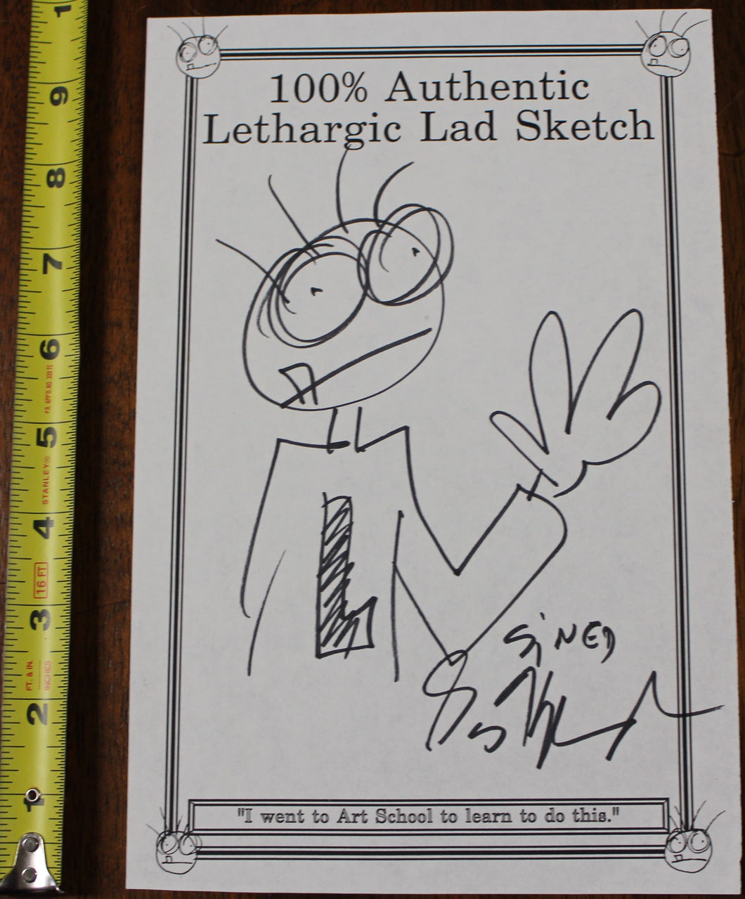 Lethargic Lad Original Art by Greg Hyland