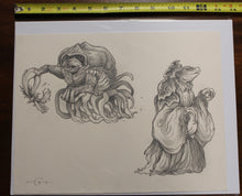 Load image into Gallery viewer, Jim Henson&#39;s Dark Crystal Tales Original Art Cory Godbey Garthim and Skeksis Chamberlain
