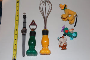 Disney Store Employee Cast Member Watch Mickey Mouse Whisk Can opener lot