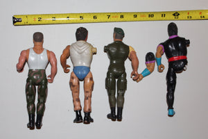 Rambo Colonel Trautman Ninja Sergeant Havoc Nomad customizer lot of 4 figures Coleco Anabasis