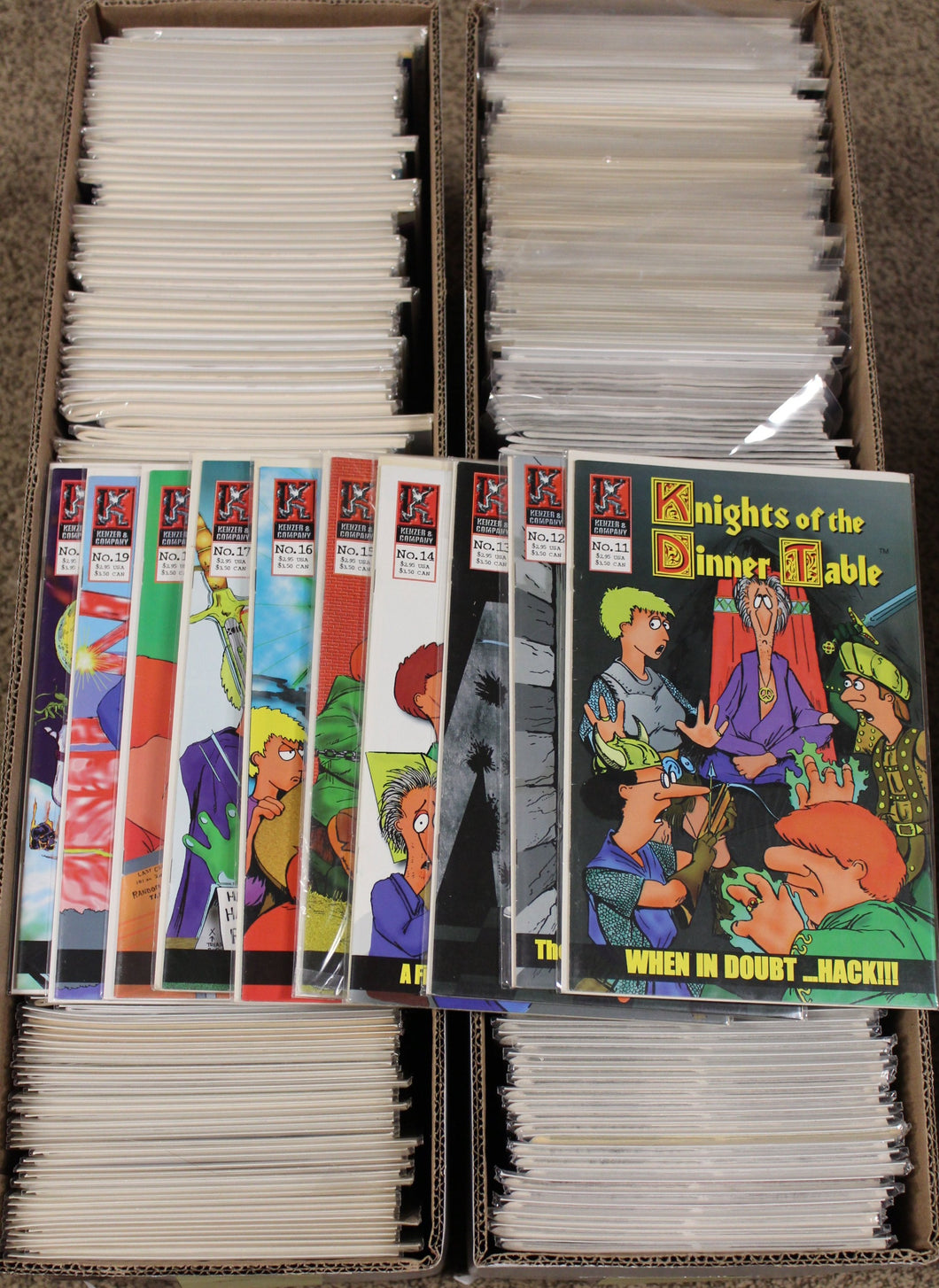 Knights of the Dinner Table (1994) 7, 11-28, 30-252, 299-300 & mini series 327 total books!