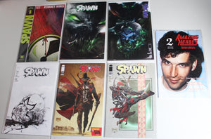 Spawn (1992) lot of 13 issues 50, 225, 292, 295, 295 C, 300, 309 B, 310 B Amazing Heroes Interviews (1993) 2, Comics Debut (1993) 1