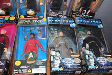 Load image into Gallery viewer, Star Trek lot of 17 9&quot; Doll set Kirk Picard Data Sisko and many more
