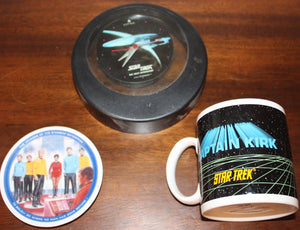 Star Trek Clock Coffee Cup and Plate