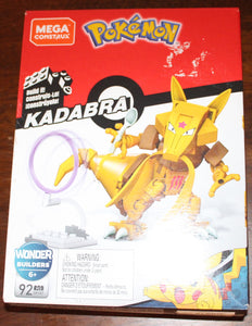 Mega Construx Pokemon JUMBO Pikachu 806 pc Set & Kadabra 92 pc Set