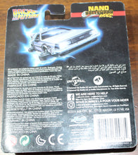 Load image into Gallery viewer, Jada Back to the Future Nano Time Machine Delorean from I, II, and III
