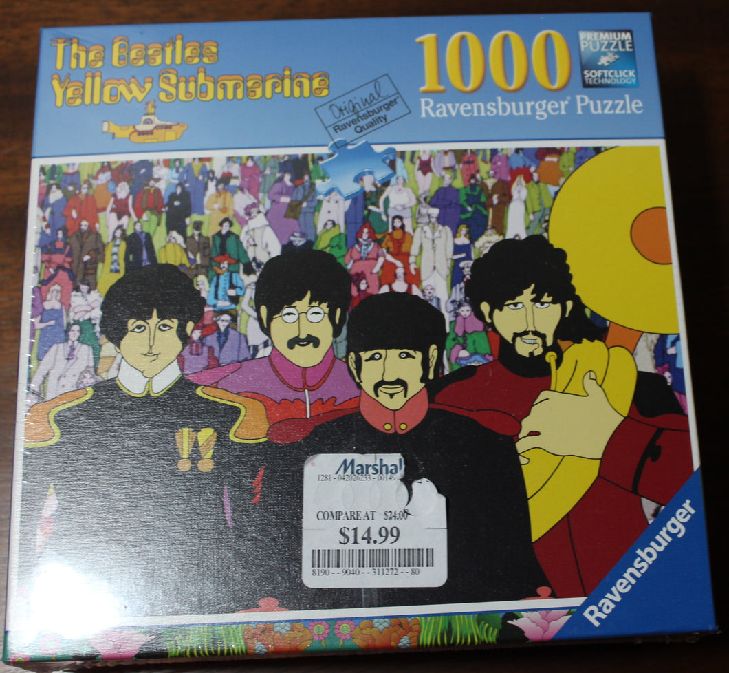 Beatles Yellow Submarine Ravensburger 1000 piece puzzle MISB