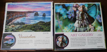 Load image into Gallery viewer, Lot of 2 Sure-Lox Puzzles 500 piece Vivacolor and 750 piece Art Gallery
