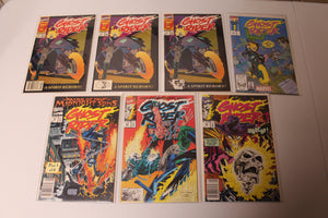 Ghost Rider (1990 2nd Series) 1, 1 Newsstand Variant, 1 2nd print 1st app Daniel Ketch, 2, 28, 29, 33, 63