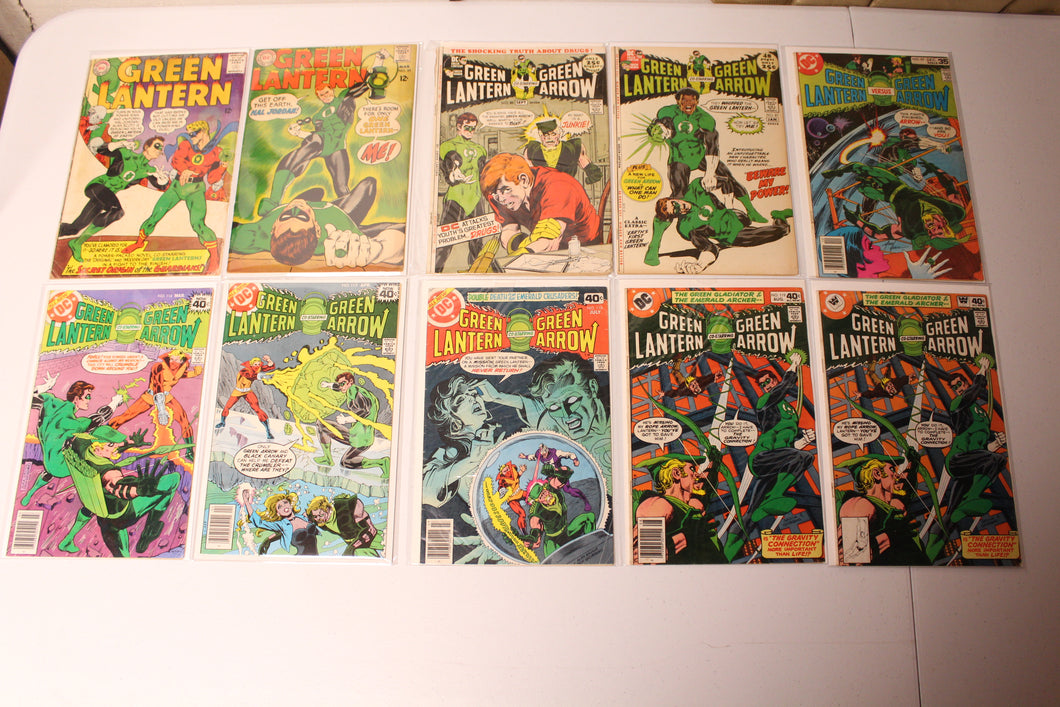 Green Lantern (1960) 25-217 lot of 54 with 29, 59, 87, 210 1st App John Stewart Guy Gardner, Black Hand