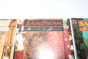 Sandman (1989 2nd Series) 1 1st app Dream, 3, 4, 1st Lucifer, 5-8 1st Death, 18-19 error, 20-22 1st Mazikeen 36, 50, 69, 74, Special 1 KEY Issue