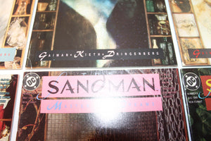 Sandman (1989 2nd Series) 1 1st app Dream, 2-4, 1st Lucifer, 5-8 1st Death, 9-10, 12-19 error, 20-22 1st Mazikeen, 23-26, 28, 30-38, 41, 43, 45, 50-51, 54, 57-58,60, 69-70, 72-75 & More!