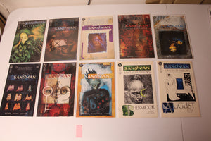 Sandman (1989 2nd Series) 1 1st app Dream, 2-4, 1st Lucifer, 5-8 1st Death, 9-19 error, 20-22 1st Mazikeen, 23-26, 28-51, 53-75 2nd print & More!