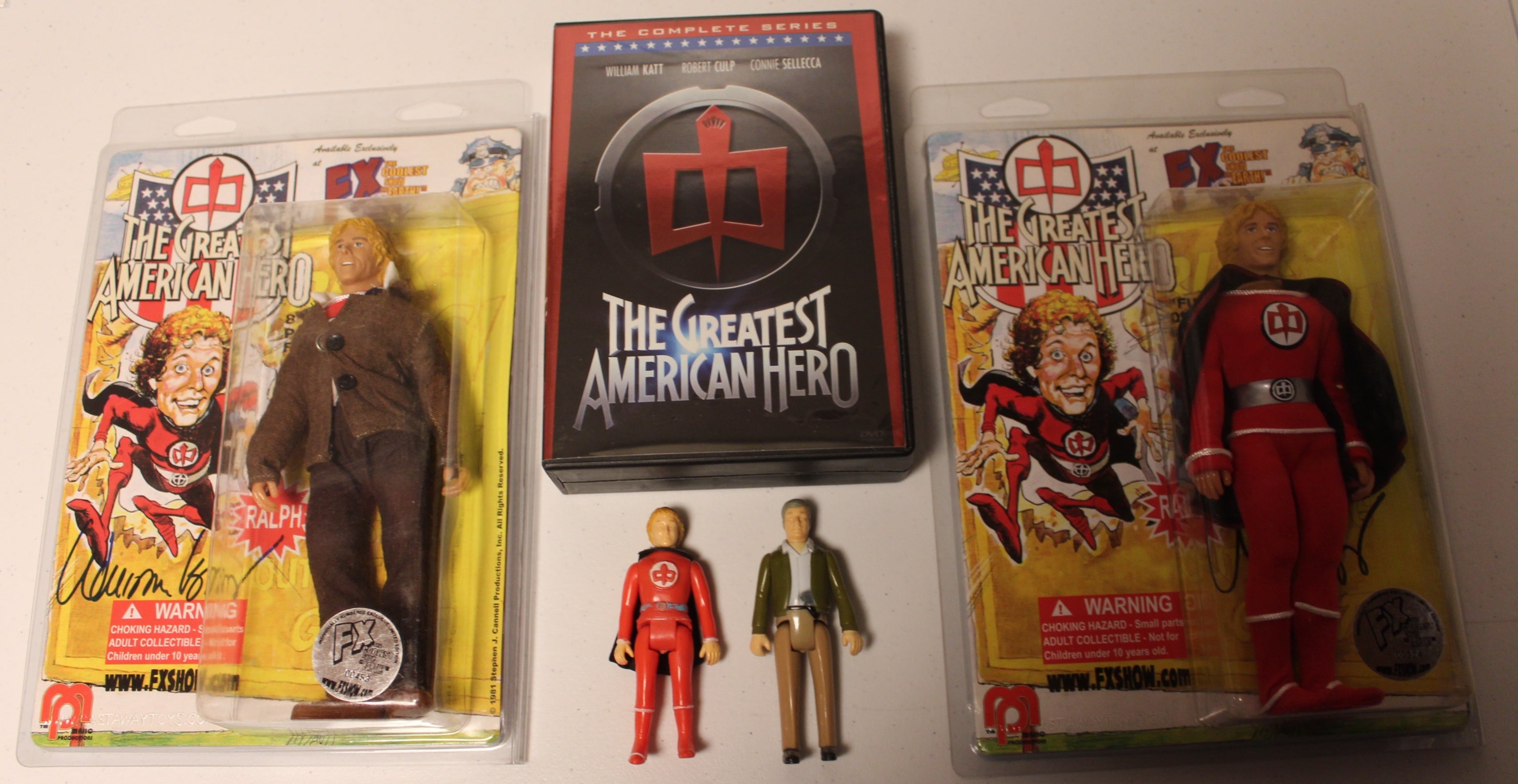 The Greatest American Hero Mego & Both FXShow Ralph Hinkley