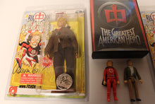 Load image into Gallery viewer, The Greatest American Hero Mego &amp; Both FXShow Ralph Hinkley &amp; Alter Ego Variant Figures signed by William Katt
